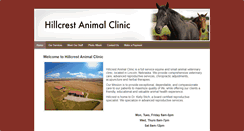 Desktop Screenshot of hillcrestanimalclinic.com